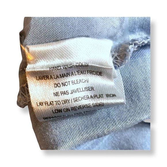 [ GENTLE FAWN ] Striped sleeveless cropped jumpsuit w/front tie : 4 : Like New - Picture 3 of 4